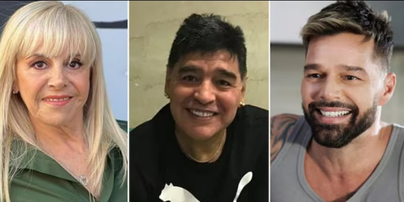 "Maradona ha messo Ricky Martin nel bagagliaio dell'auto": il racconto della moglie