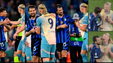 Acerbi-Haaland, il siparietto: "Ti ho fermato due volte". E la maglia...