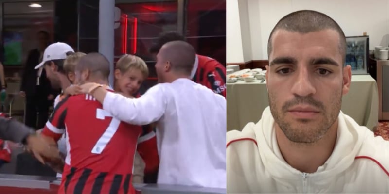 Morata rasato a zero, il motivo del nuovo look: il bel gesto che emoziona