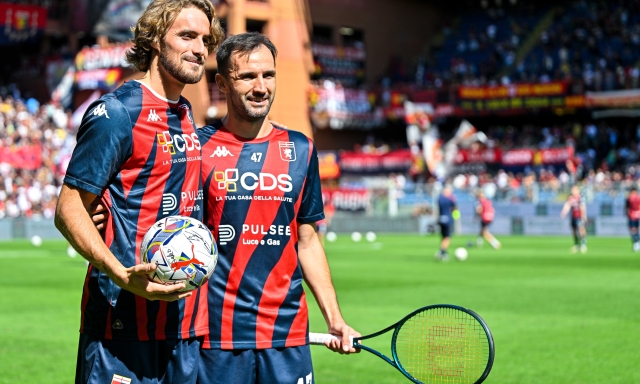 Tsitsipas a Marassi per il Genoa, ma anche Paul-Lazio e... quando i tennisti tifano le italiane