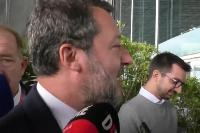 Salvini: "Derby? Spero di fermarmi al terzo gol"