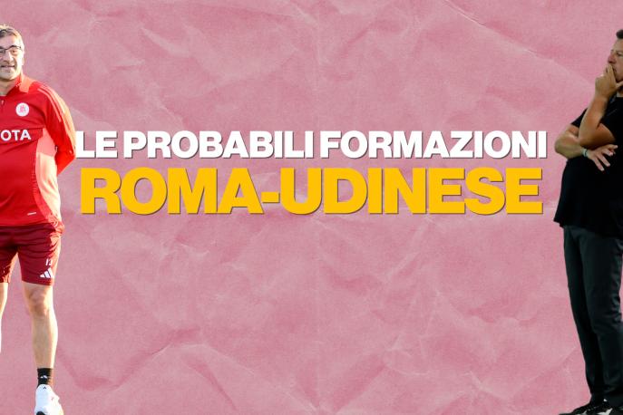 Roma-Udinese: le probabili formazioni di Juric e Runjaic