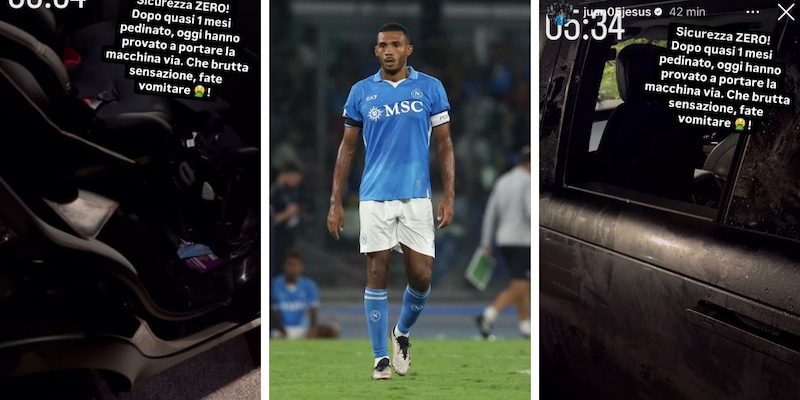 Napoli, parole di fuoco per Juan Jesus: "Provano a rubare l'auto, fate vomitare"