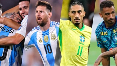 Argentina e Brasile show: Messi spaziale, Raphinha doppietta, Danilo in panchina 90'