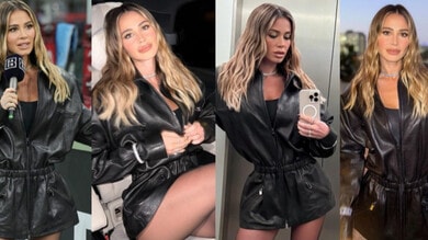 Diletta Leotta, mini dress e trasparenze a San Siro: quanto vale l'outfit