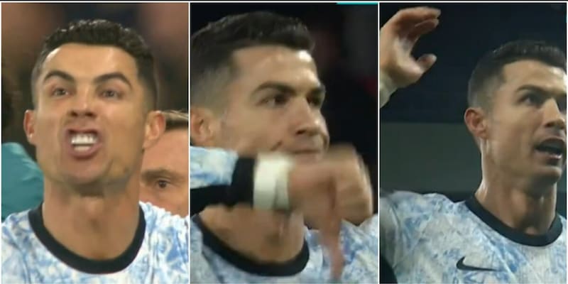 Cristiano Ronaldo perde la testa con l'arbitro: cosa è successo in Scozia-Portogallo