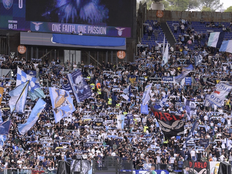 Lazio-Nizza, multa e Curva Nord chiusa con sospensione per un anno