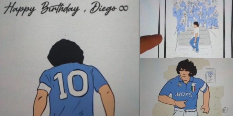 Compleanno Maradona, l'omaggio social del Napoli è da brividi: "Infinito"