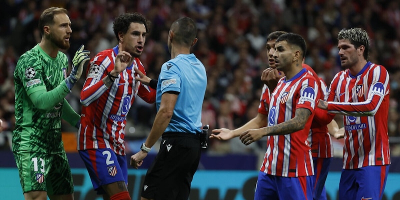 Atletico Madrid, reclamo alla Uefa: nel mirino l’arbitro Guida