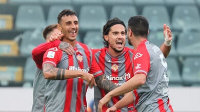 Corini risveglia la Cremonese: 2-1 alla Salernitana. Sorrisi Palermo e Cesena