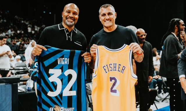 Vieri e Del Piero incontrano Garnett e Fisher: le ex stelle di Serie A e Nba ad Abu Dhabi