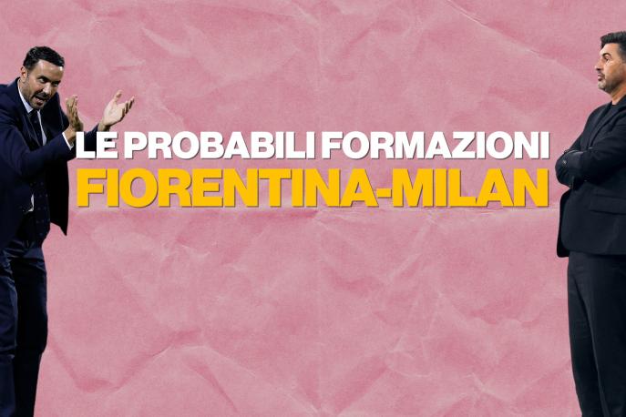 Fiorentina-Milan: le probabili formazioni di Palladino e Fonseca