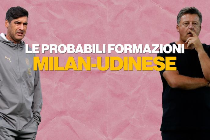 Serie A, Milan-Udinese: le probabili formazioni