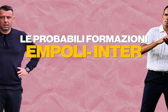 Empoli-Inter, probabili formazioni: c'è ancora Zielinski in regia