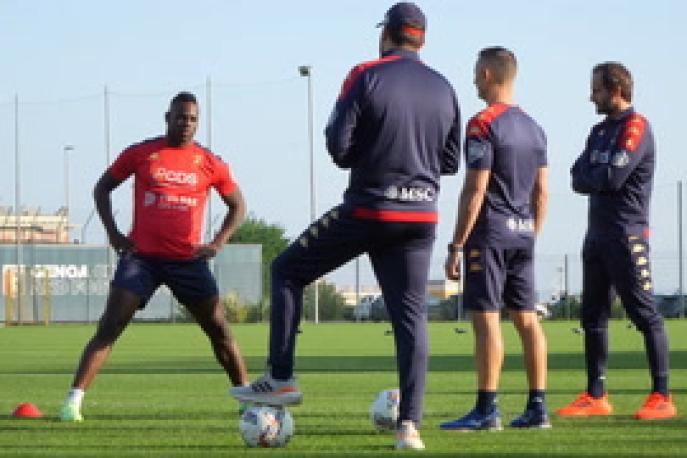 Balo is back! Primo allenamento con il Genoa dopo il ritorno in Italia