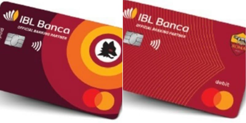 IBL Banca e la Roma insieme con le carte giallorosse