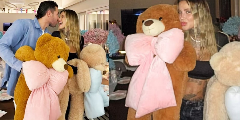 Theo Hernandez e Zoe Cristofoli, gender reveal pazzesco per il secondo bebè in arrivo