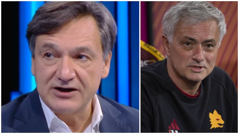 Caressa, sfogo in diretta tv sulla Roma: "E ora rivedete la posizione di Mourinho"