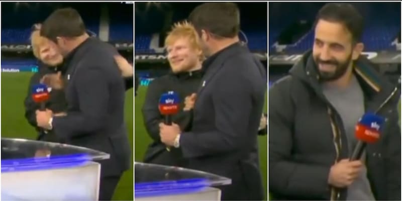 Ed Sheeran, che gaffe con Amorim! "Mi sento un po' stupido..."