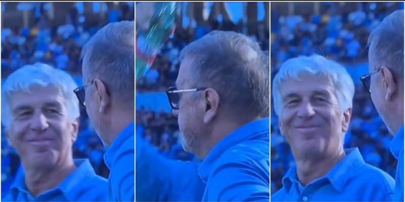 L'Atalanta vince, Gasperini si diverte: lo scherzo al vice Gritti è virale