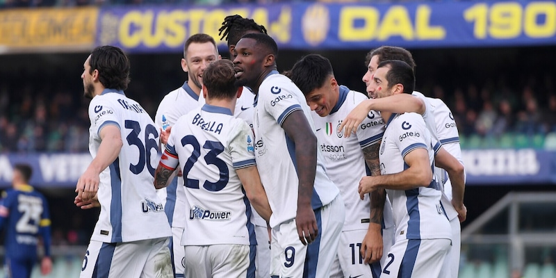 L'Inter travolge il Verona: cinque gol al Bentegodi, doppietta di Thuram