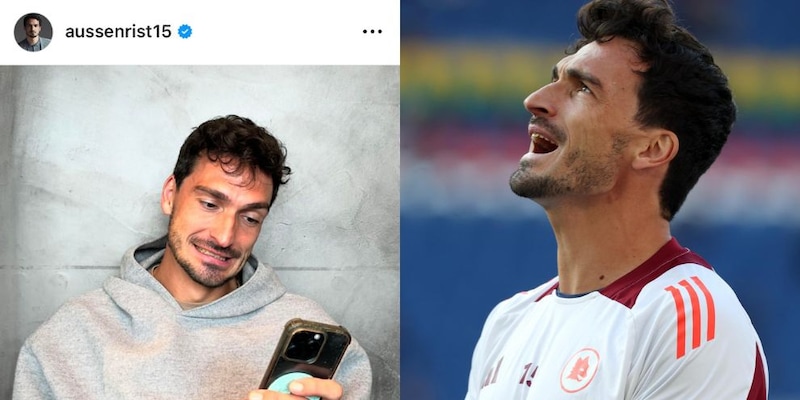 Hummels e il post con il telefono in mano: tutti i compagni mettono like