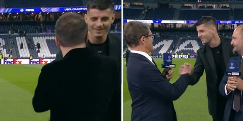 Capello e Del Piero parlano in diretta tv prima di Real-Milan, poi arriva Morata e...