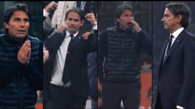 "Ci avete provato": Conte furia in campo, Inzaghi prima festeggia e poi...