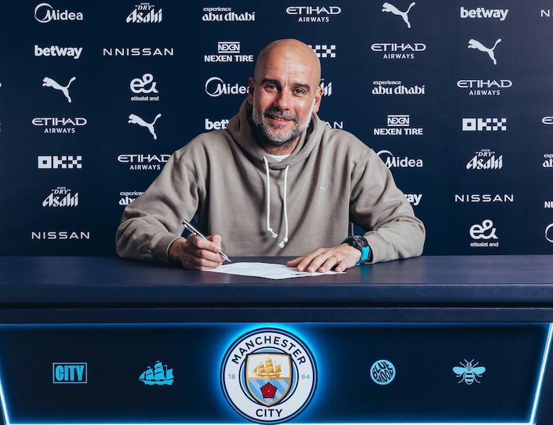 Manchester City, Guardiola rinnova fino al 2027: l'annuncio ufficiale