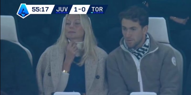 Juve-Torino, Ruud tifoso speciale allo Stadium dopo l’allenamento con Sinner