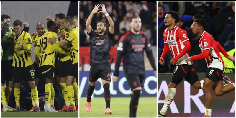 Champions League, ok Dortmund e Benfica: clamorosa rimonta del Psv