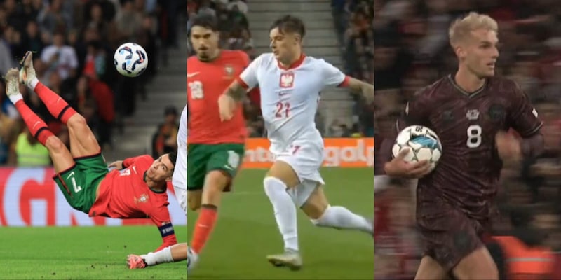 Ronaldo e Leao show contro la Polonia di Zalewski: Portogallo ai quarti. Isaksen, gol alla Spagna