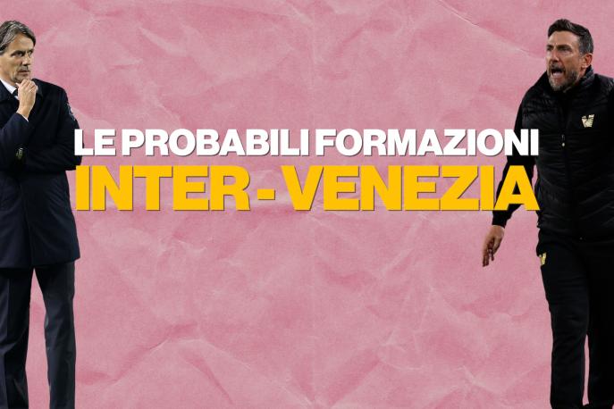 Serie A, Inter-Venezia: le probabili formazioni