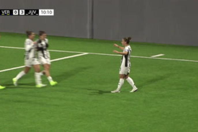 Boattin, che magia! Il suo gol olimpico fa volare la Juventus Women