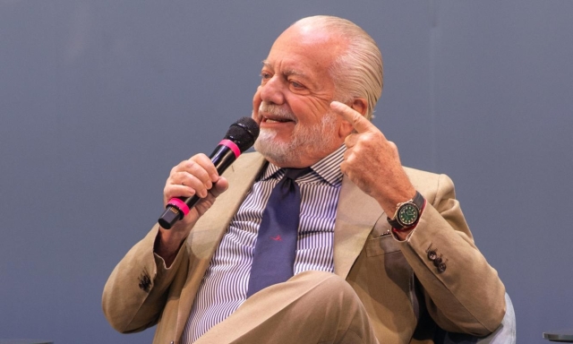 De Laurentiis in vista di Inter-Napoli: "Siamo in ricostruzione. È presto per lo scudetto, anche se..."