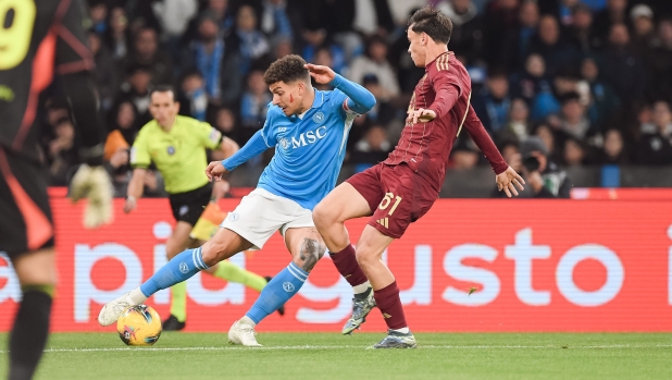 Napoli-Roma, le pagelle: Di Lorenzo un leader, 7. Pisilli a vuoto, 5