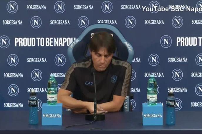 Conte: "Raspadori? Non sono così stupido da indebolire il Napoli"