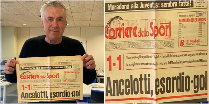 Ancelotti ricorda il suo esordio in Nazionale con il Corsport! 1 Ancelotti ricorda il suo esordio in Nazionale con il Corsport!