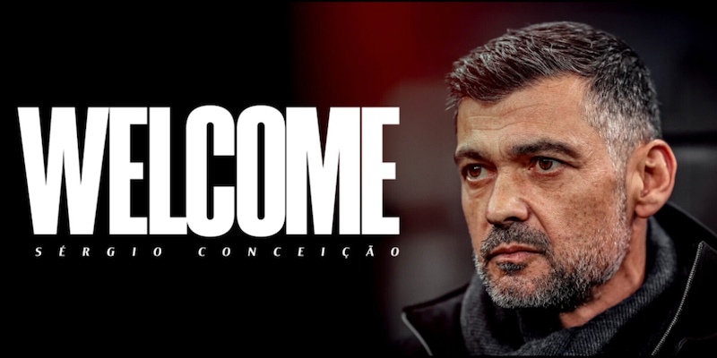 Conceicao nuovo allenatore del Milan: ora è ufficiale