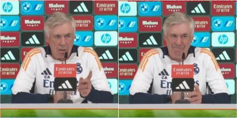 Ancelotti show in conferenza stampa: "Tu mi hai tirato una bastonata"