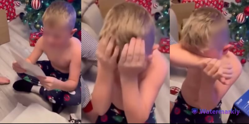 Milan-Roma, riceve i biglietti per Natale e scoppia in lacrime: il video del bambino inglese è virale