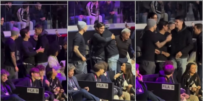 Dybala e Paredes a vedere il padel: l'abbraccio con Morata emoziona tutti 1 Dybala e Paredes a vedere il padel: l'abbraccio con Morata emoziona tutti