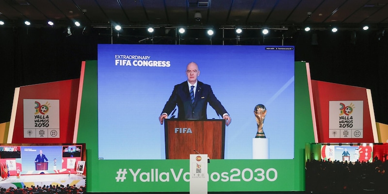 Ora è ufficiale: Mondiali 2030 in Spagna, Portogallo e Marocco, 2034 in Arabia Saudita 1 Ora è ufficiale: Mondiali 2030 in Spagna, Portogallo e Marocco, 2034 in Arabia Saudita
