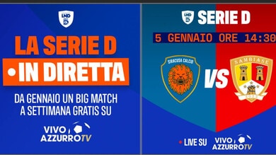 Dal 5 Gennaio la Serie D in diretta su Vivo Azzurro TV