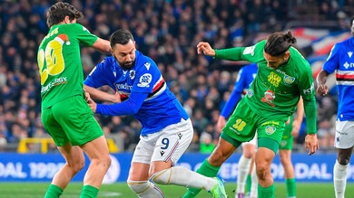 La Sampdoria non vince più, pari con la Carrarese: Veroli risponde a Finotto