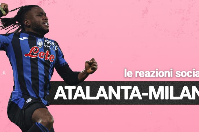 Serie A, Atalanta-Milan 2-1: le reazioni social