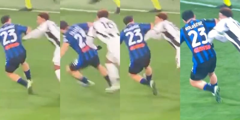 Atalanta-Juve, fischia CalVARese: il giudizio sulla gomitata a McKennie 1 Atalanta-Juve, fischia CalVARese: il giudizio sulla gomitata a McKennie