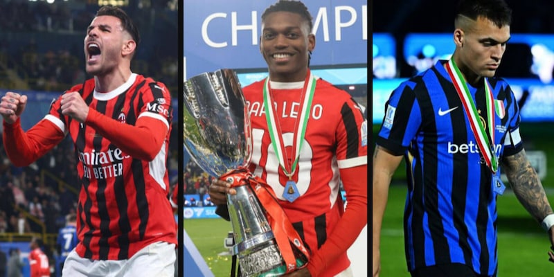 Pagelle Inter-Milan di Supercoppa: Theo devastante, svolta Leao, Lautaro non basta