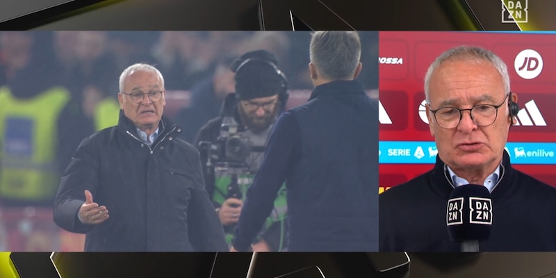 Ranieri, la bella frase a Baroni dopo il derby pizzicata dalla tv: "Mi dispiace..."