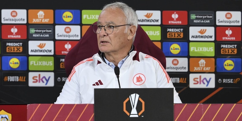 Ranieri e Pisilli diretta conferenza Az Alkmaar-Roma Europa League LIVE